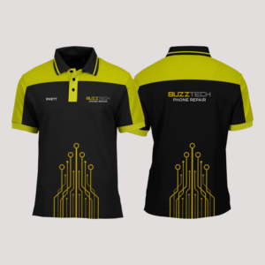 Funtastic polo shirt design for chain of retail tech stores | Design de T-shirt par RenCan