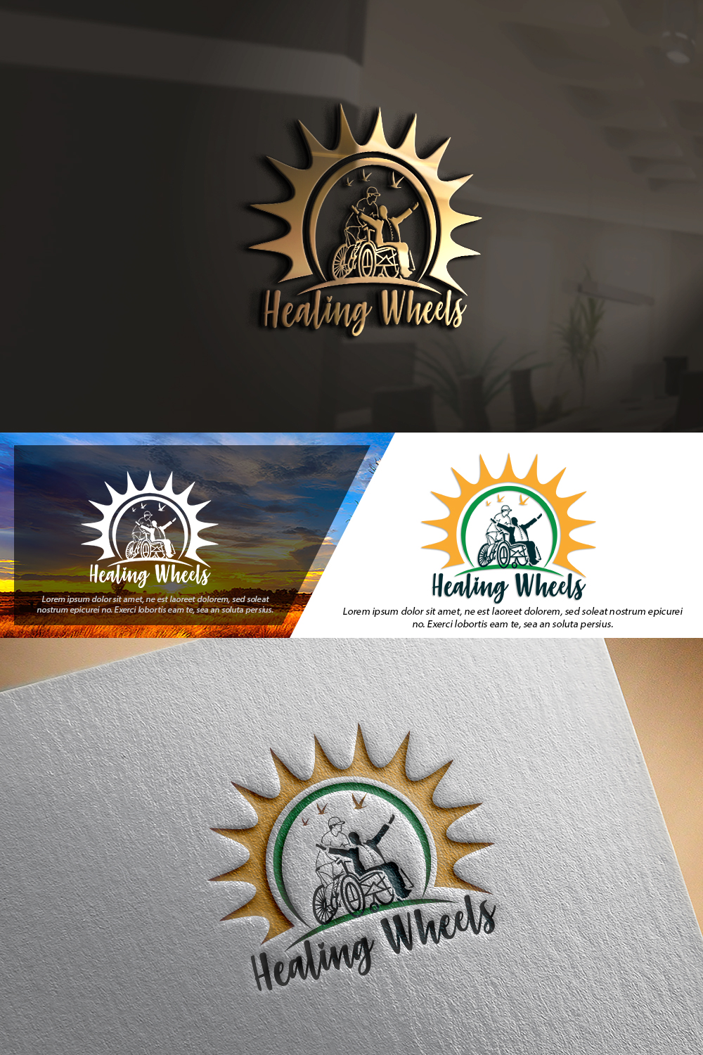Logo Design by damian for Healing Wheels | Design #24123812