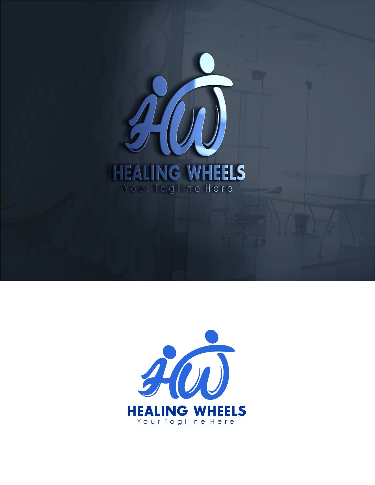 Logo Design by Praza for Healing Wheels | Design #24122056