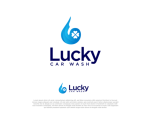 Lucky Car Wash | Logo Design by Ng V Duc