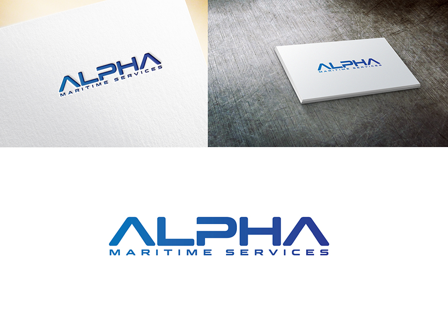 Logo Design by IdentsArt for Alpha Maritime Services | Design: #24130499