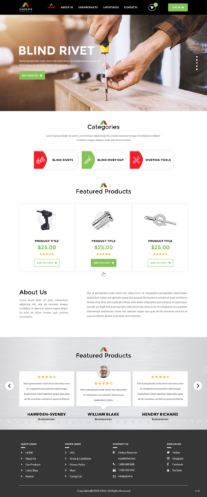 Web Design by pb for this project | Design: #24137766