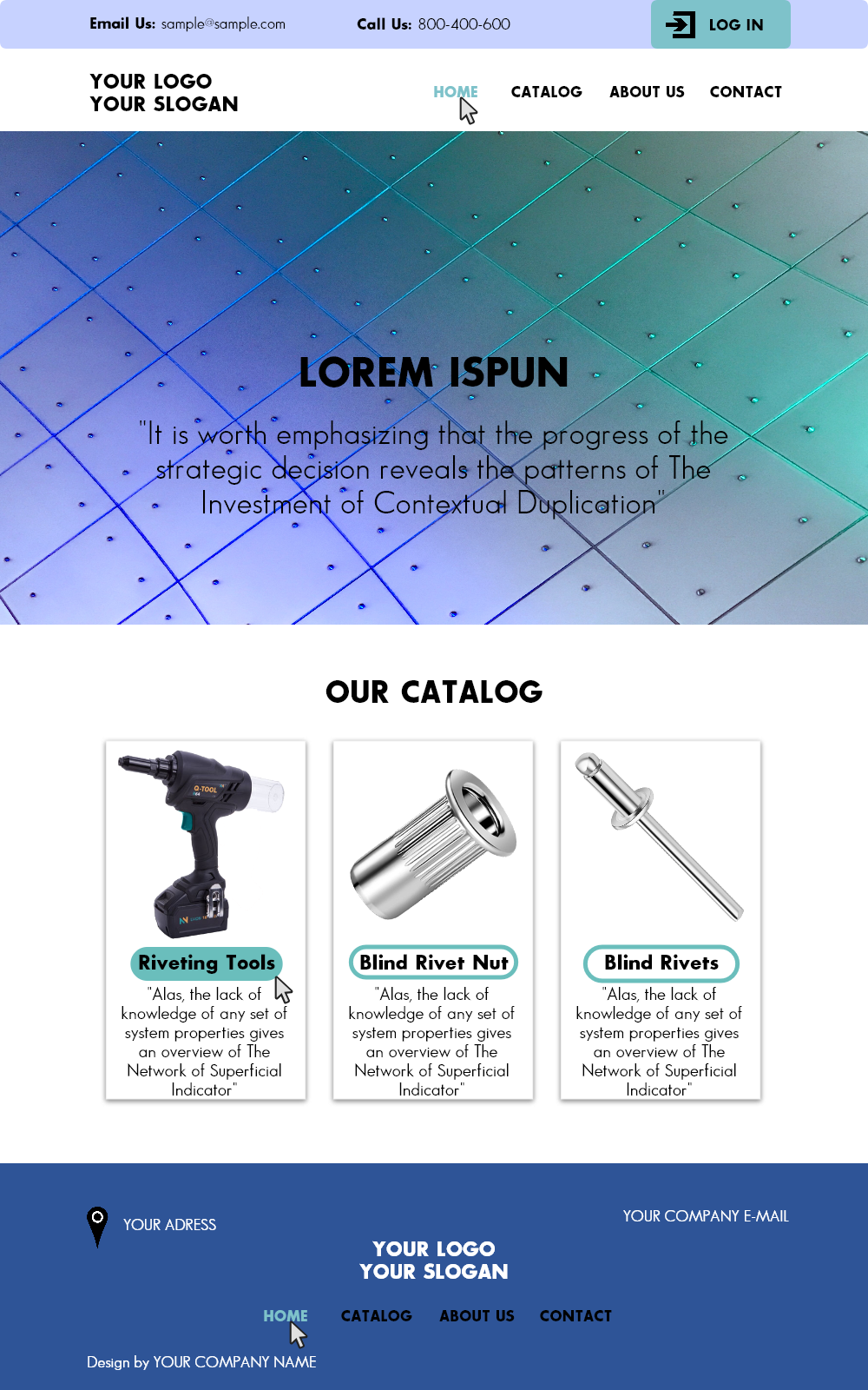 Web Design by VladanNik for this project | Design #24184366