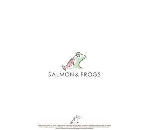 Salmon & Frogs | Logo Design by GBDESIGN