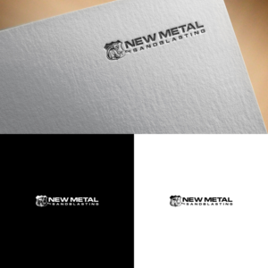 New Metal Sandblasting | Logo Design by ZiangArt_Studio