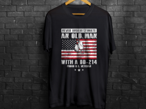 U.S. Military Veteran  DD-214 | T-Shirt-Design von 99.degree