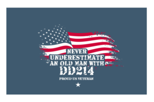 U.S. Military Veteran  DD-214 | T-shirt Design by Oleg Androsov