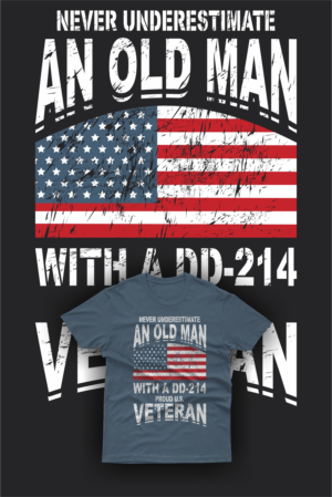 U.S. Military Veteran  DD-214 | T-Shirt-Design von duatitik.std