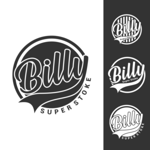 Billy Super Stoke | Logo Design by Gerald Design 3