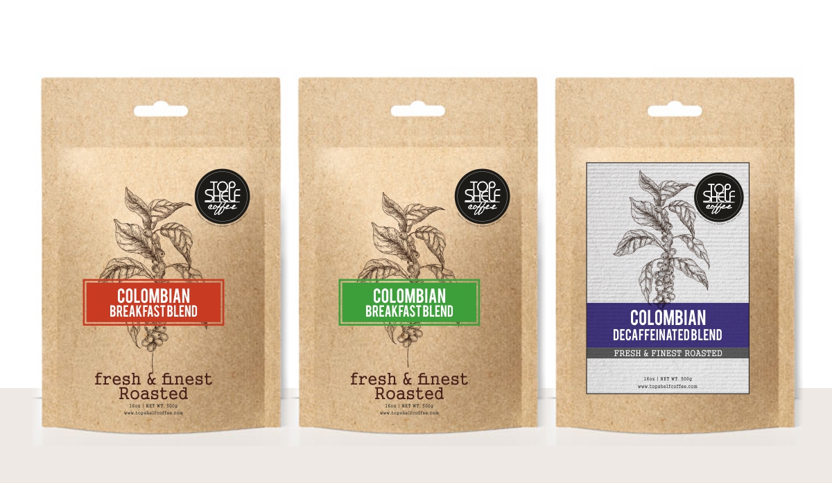 Label Design by Ramaling Belkote for Top Shelf Coffee | Design #24159532