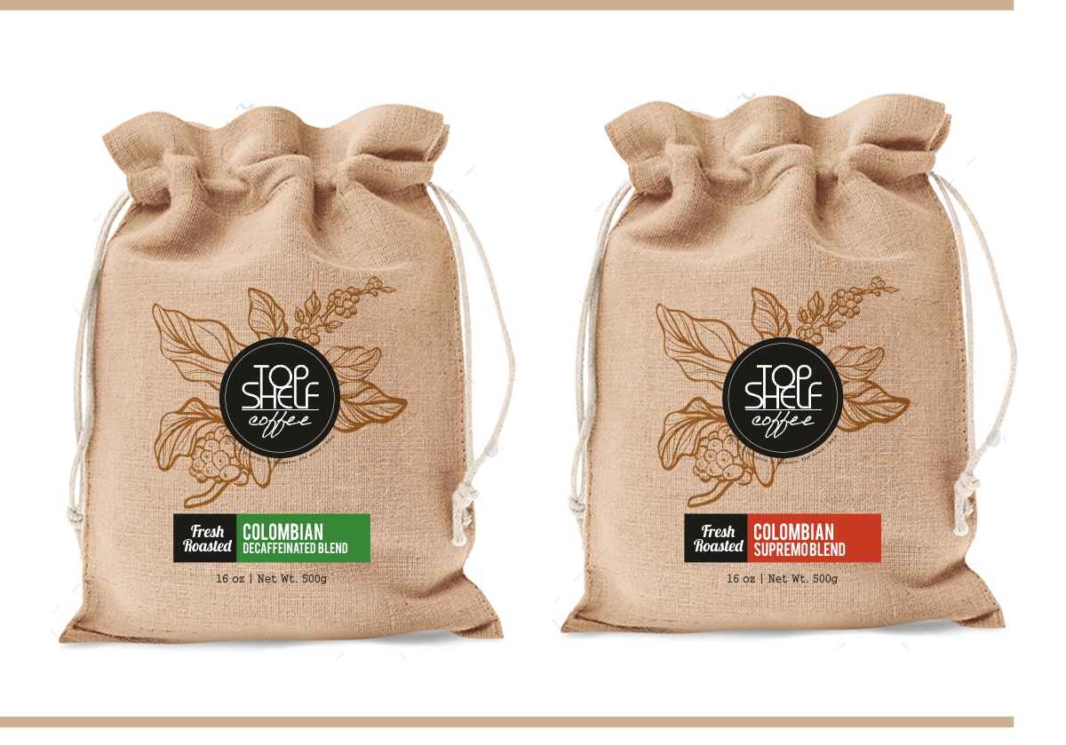 Label Design by Ramaling Belkote for Top Shelf Coffee | Design #24223397