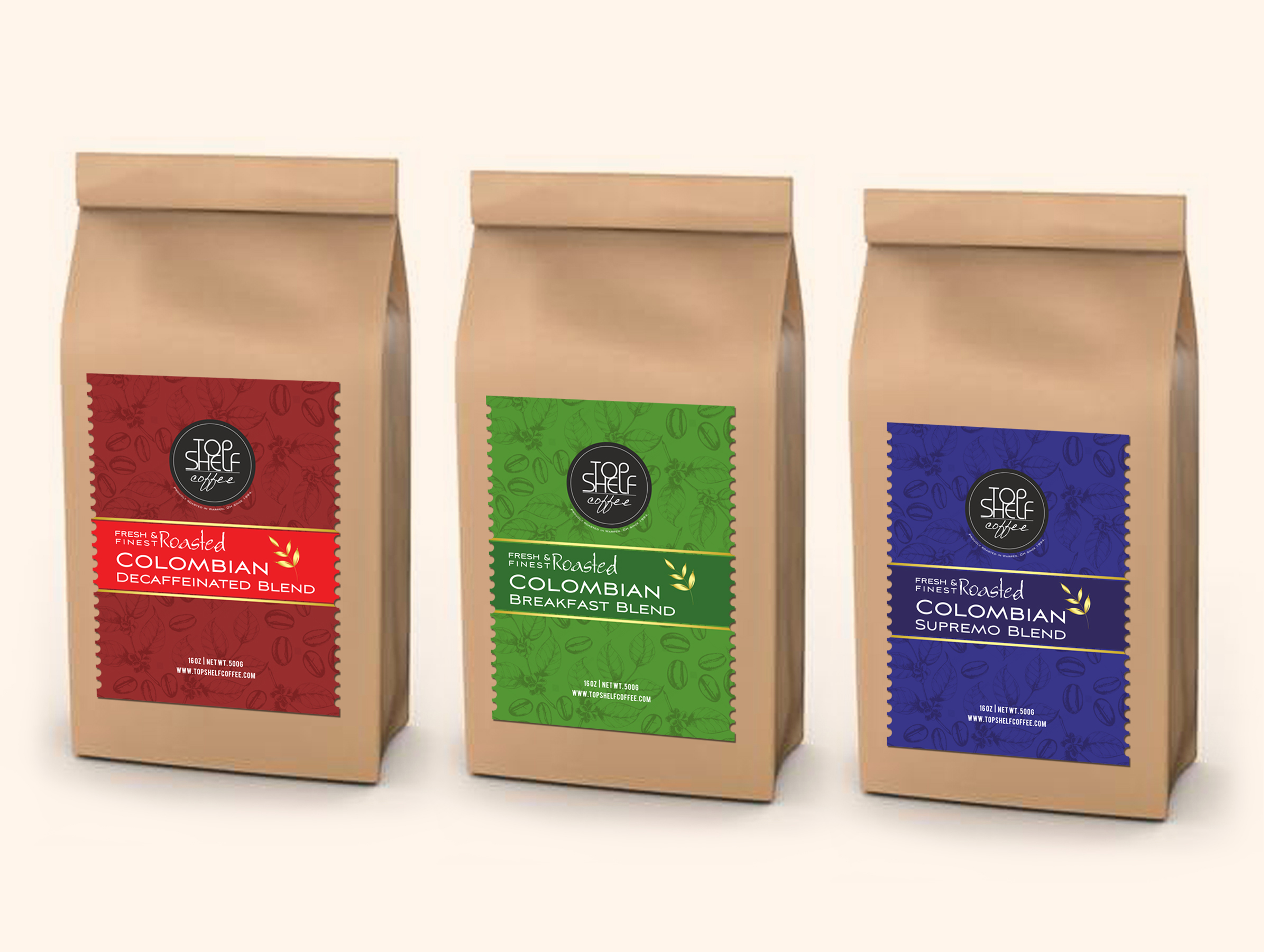 Label Design by Savitra for Top Shelf Coffee | Design #24149497