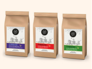 Label Design by Savitra for Top Shelf Coffee | Design: #24184478