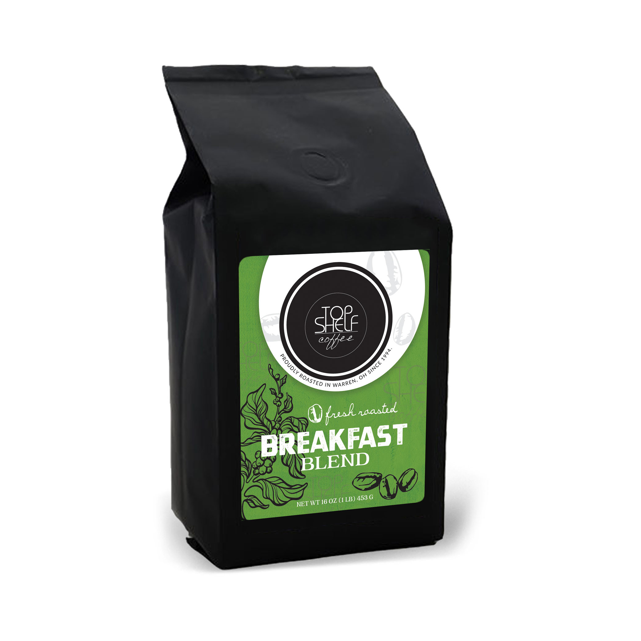 Label Design by YhanRose Graphics for Top Shelf Coffee | Design #24131601