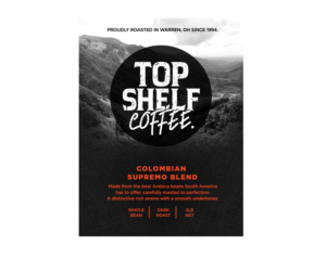 Label Design by CptCil 2023 for Top Shelf Coffee | Design: #24250824