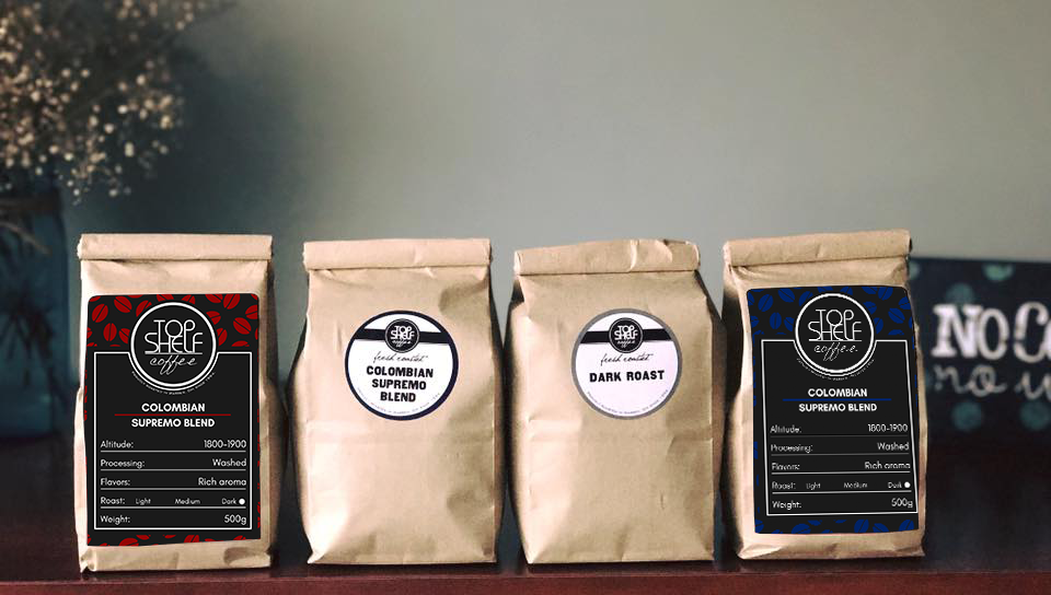 Label Design by Jasenka 2 for Top Shelf Coffee | Design #24220316