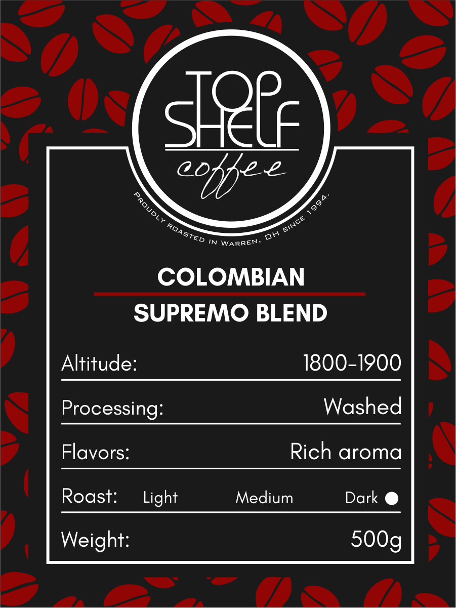 Label Design by Jasenka 2 for Top Shelf Coffee | Design #24220319