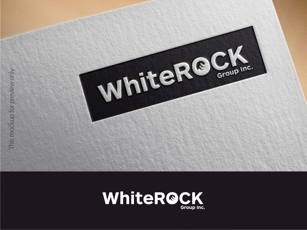 Logo Design by Atvento Graphics for WhiteRock Group Inc. | Design #24133588