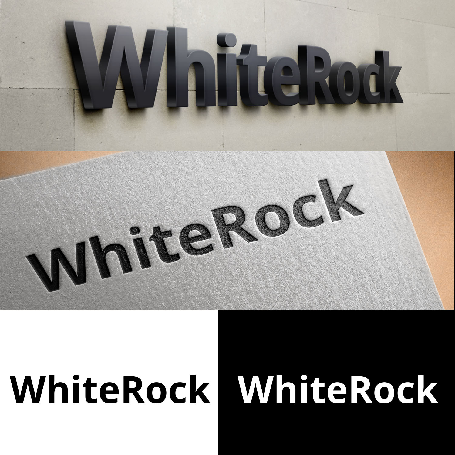 Logo Design by Thili Creations for WhiteRock Group Inc. | Design #24193079