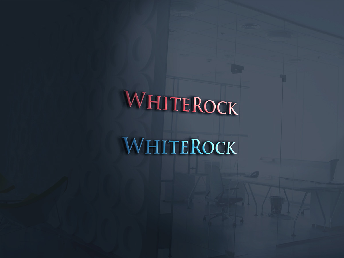 Logo Design by Pen Tool for WhiteRock Group Inc. | Design #24135343