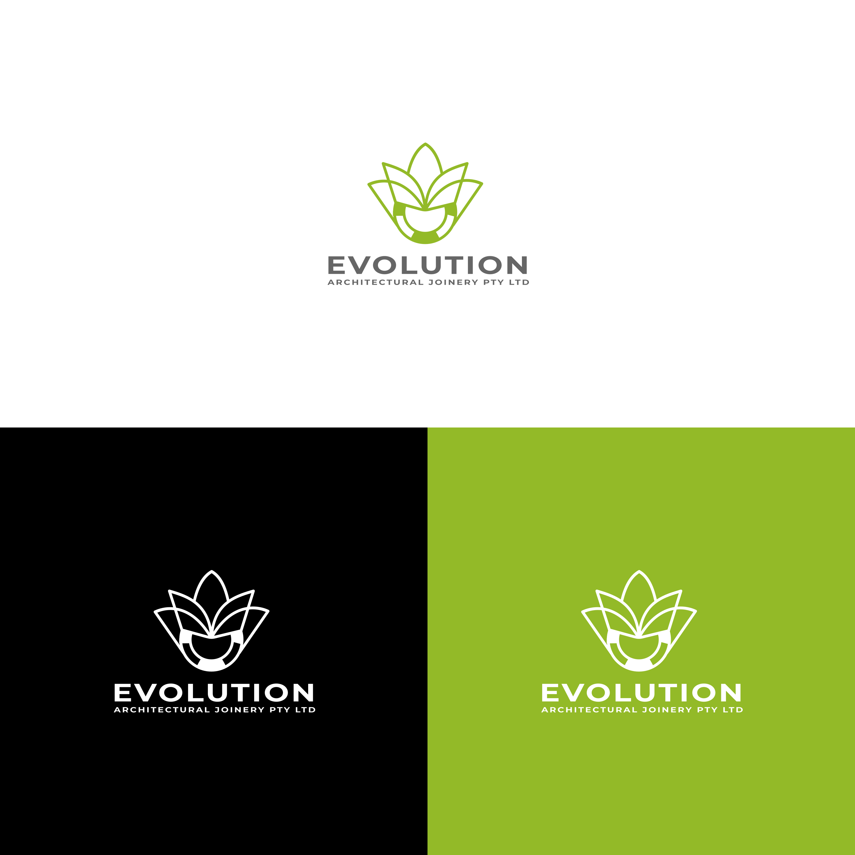 Diseño de Logo por ybmdesign para Evolution Architectural Joinery | Diseño #24185525