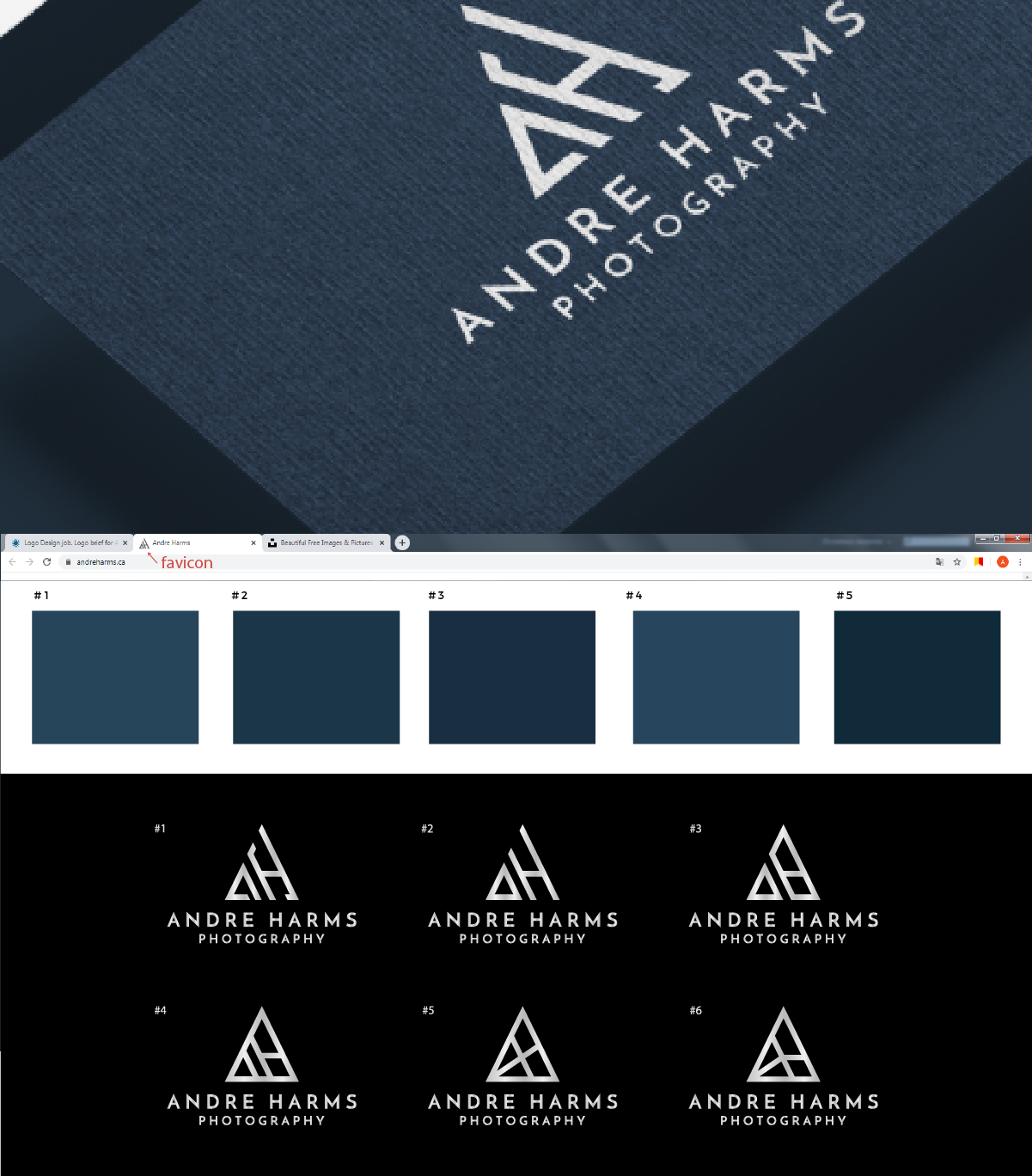 Logo Design by Vetroff for Andre Harms Photography | Design #24291084