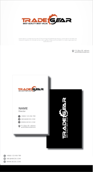 TRADEGEAR | Design de Logo par graphicevolution