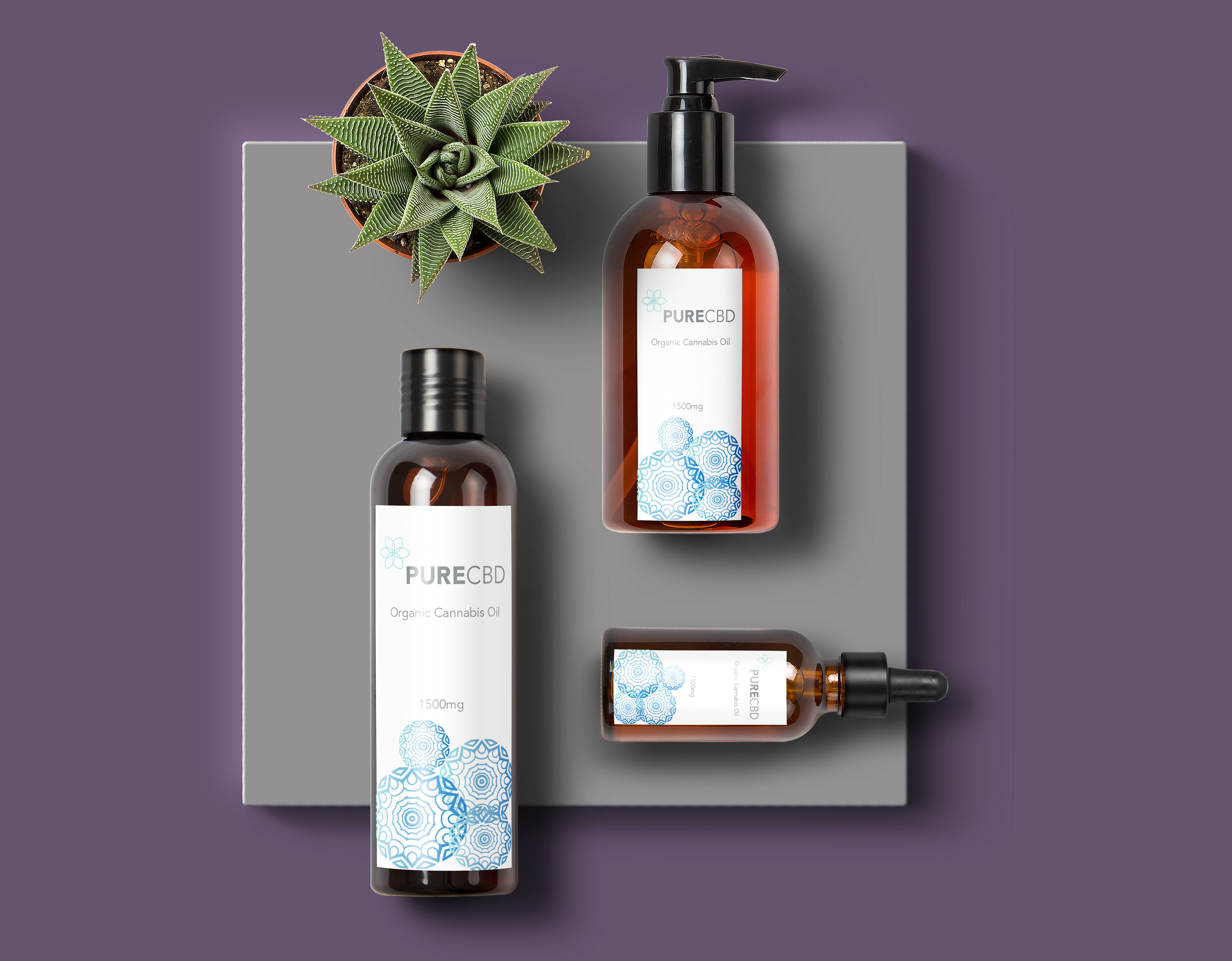 Packaging Design by Sevil Axmedova for Pure cbd Spain  | Design #24167631