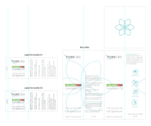 Packaging Design by Ultimate Art for Pure cbd Spain  | Design: #24203443