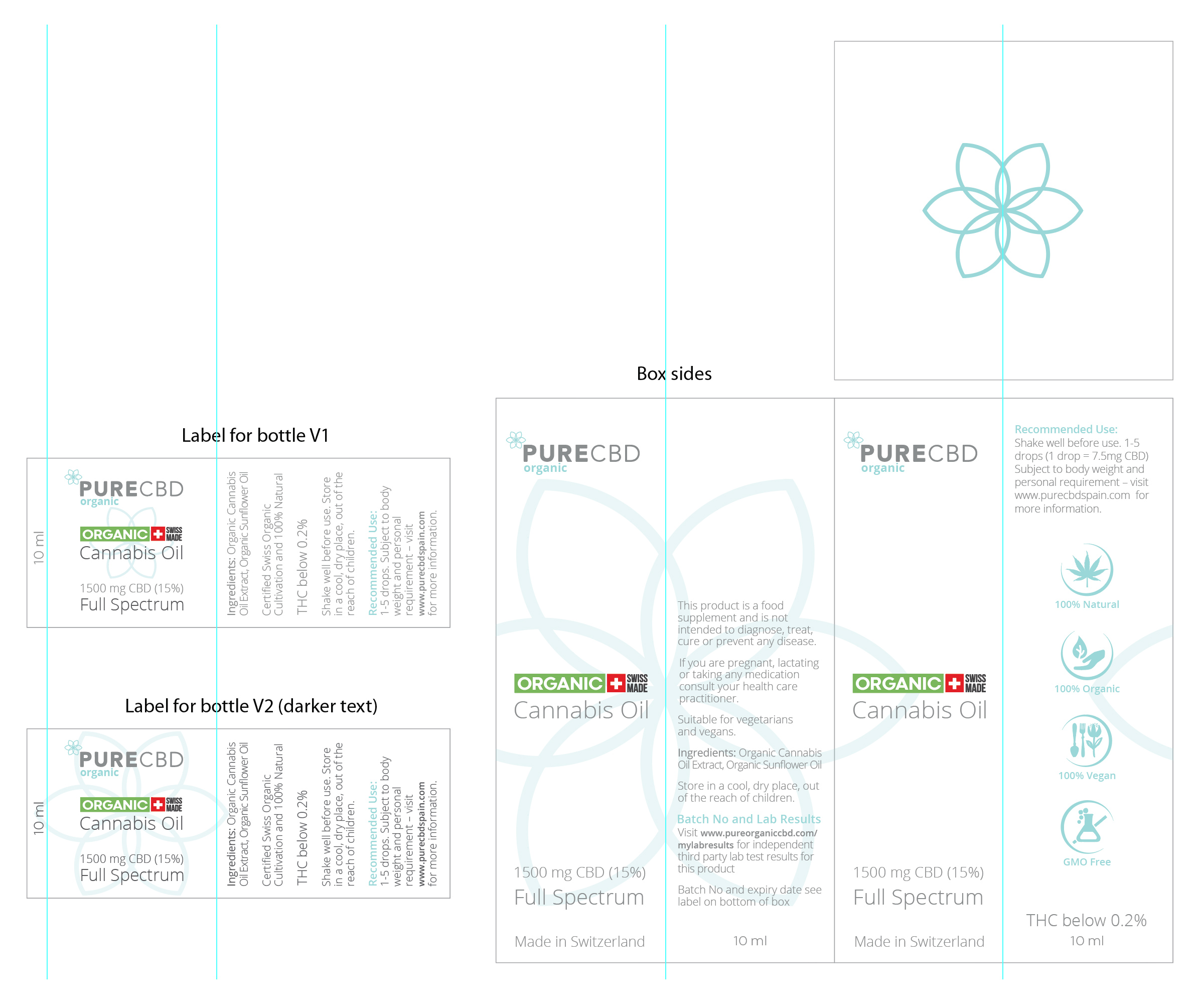 Packaging Design by Ultimate Art for Pure cbd Spain  | Design #24203492