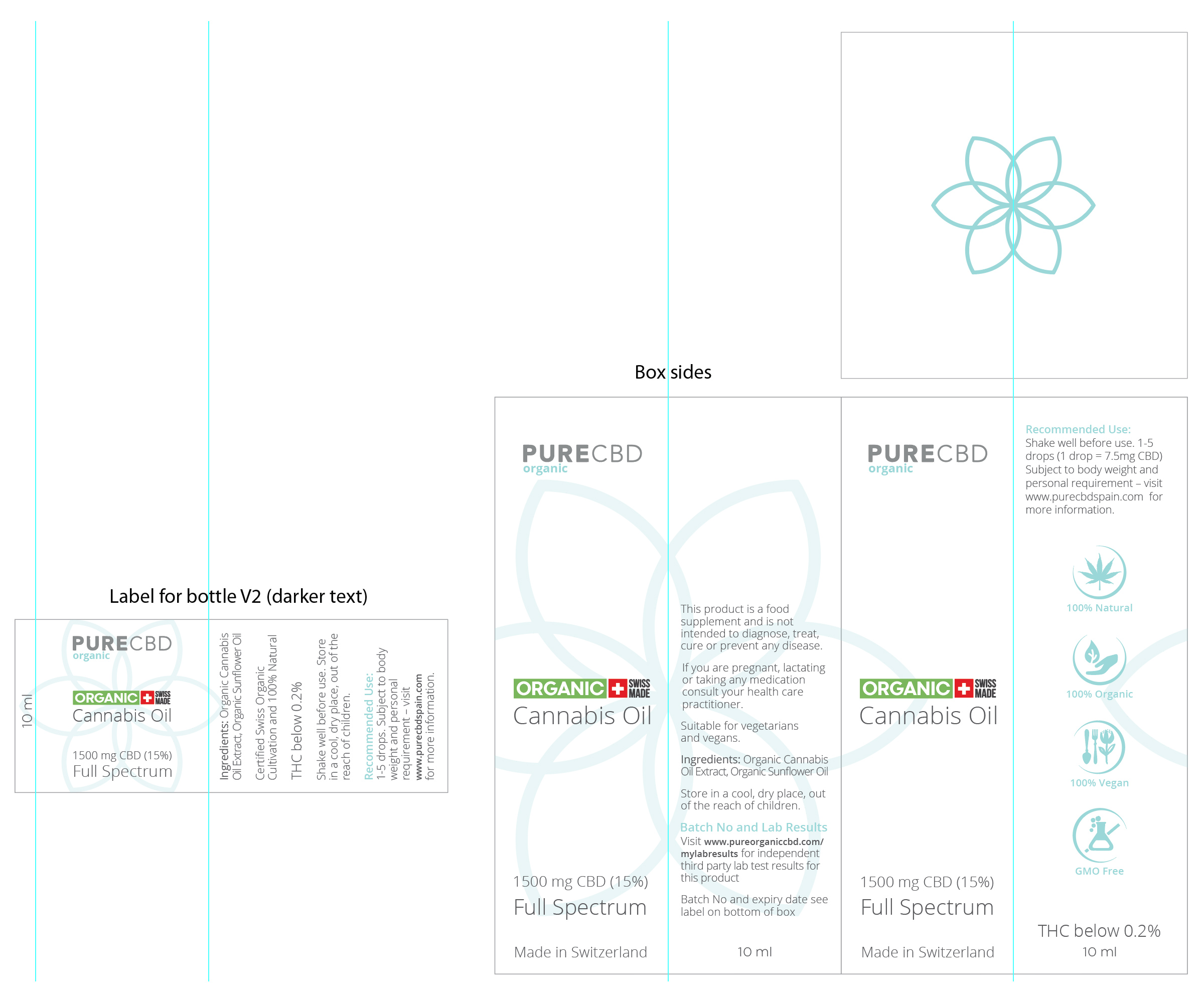 Packaging Design by Ultimate Art for Pure cbd Spain  | Design #24203765
