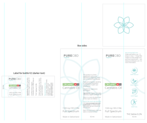 Packaging Design by Ultimate Art for Pure cbd Spain  | Design: #24203765