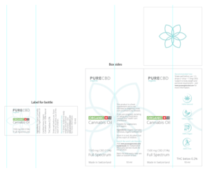 Packaging Design by Ultimate Art for Pure cbd Spain  | Design: #24203984