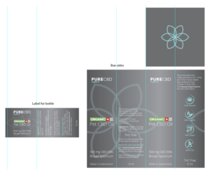 Packaging Design by Ultimate Art for Pure cbd Spain  | Design: #24212989