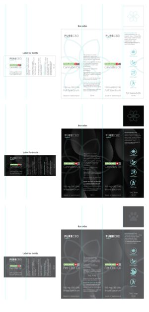 Packaging Design by Ultimate Art for Pure cbd Spain  | Design: #24218450