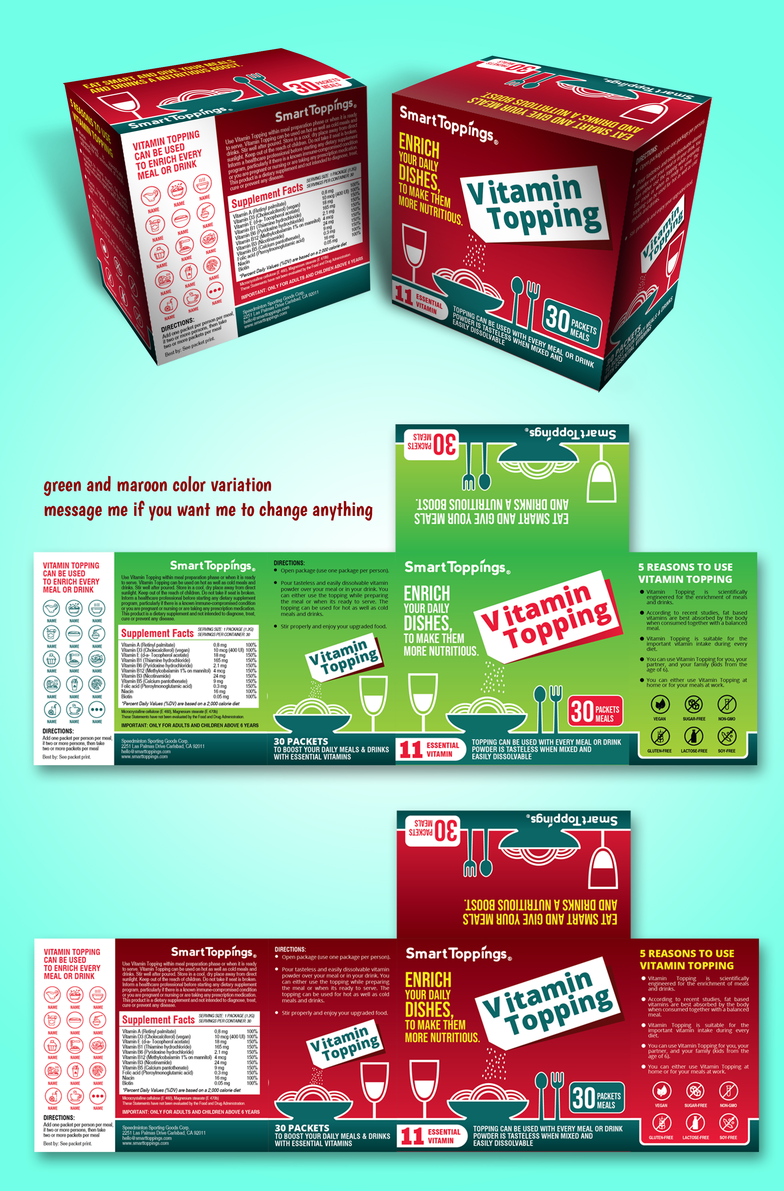 Packaging Design by oasegrafis for this project | Design #24194087