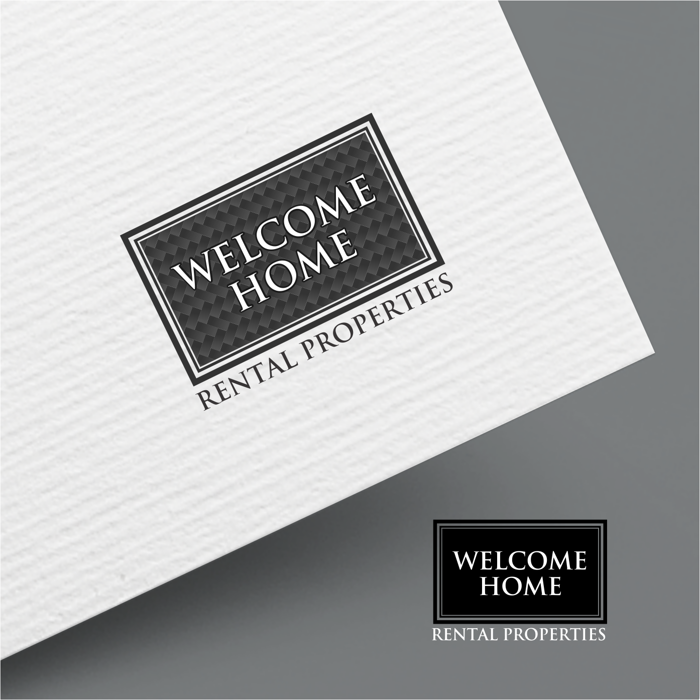 Logo Design by Arham Hidayat for Welcome Home Rental Properties | Design #24168113
