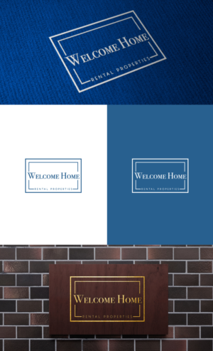 Logo Design by GLDesigns for Welcome Home Rental Properties | Design: #24140175