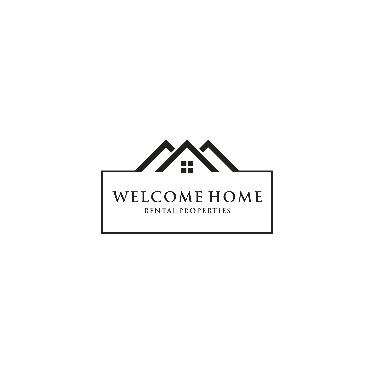 Logo Design by Zzamiq for Welcome Home Rental Properties | Design #24141271
