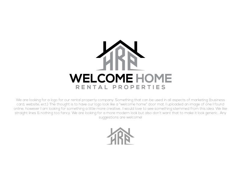 Logo Design by alhajhossain 2 for Welcome Home Rental Properties | Design #24139757