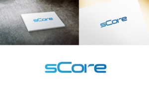 A logo for an IT System called sCore | Logo Design by IdentsArt