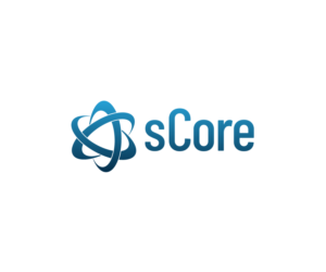 A logo for an IT System called sCore | Logo Design by kimcam