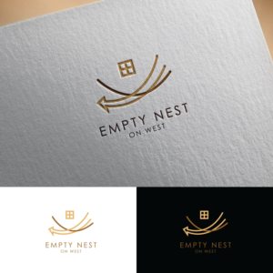 name of blog will be called Empty Nest on West and would like to have my name (smaller) underneath the logo | Logo Design by Rii