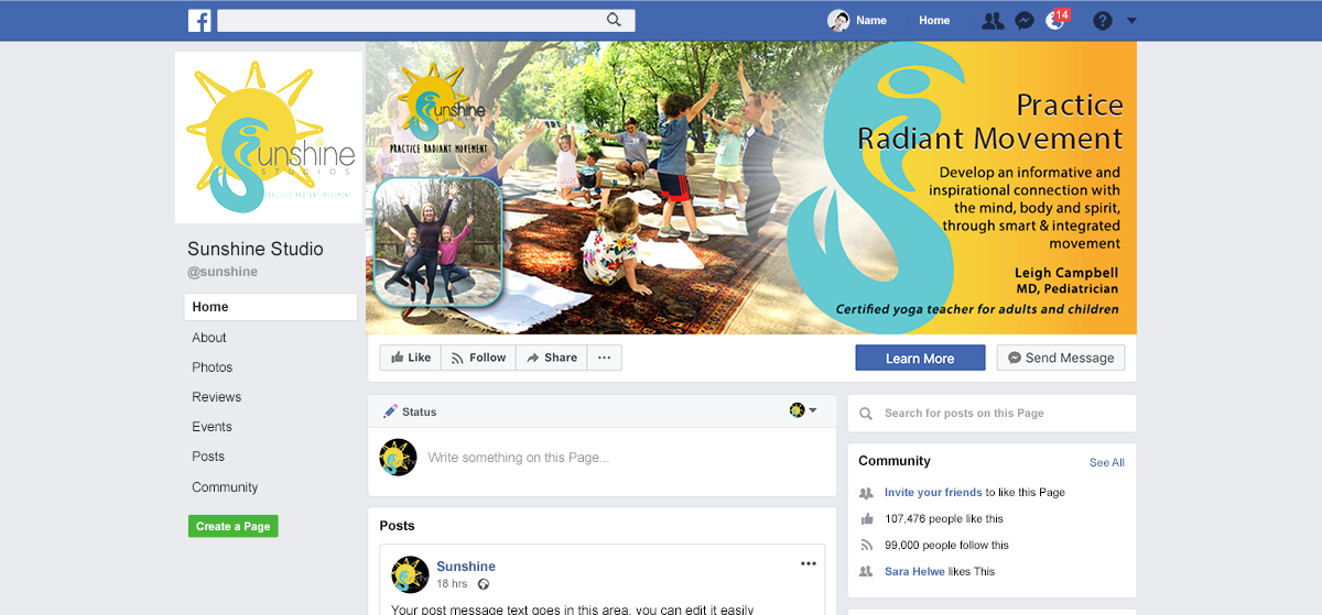 Facebook Design by Aaron V for this project | Design #24184028