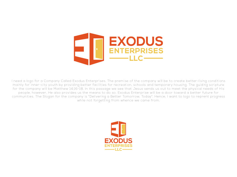 Logo Design by alhajhossain 2 for Exodus Enterprises, LLC | Design #24139696