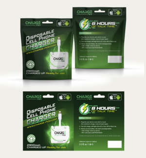 CHARGE POD (Disposable Charger) Needs packaging with actual mock up! | Verpackungs-Design von Pinky 