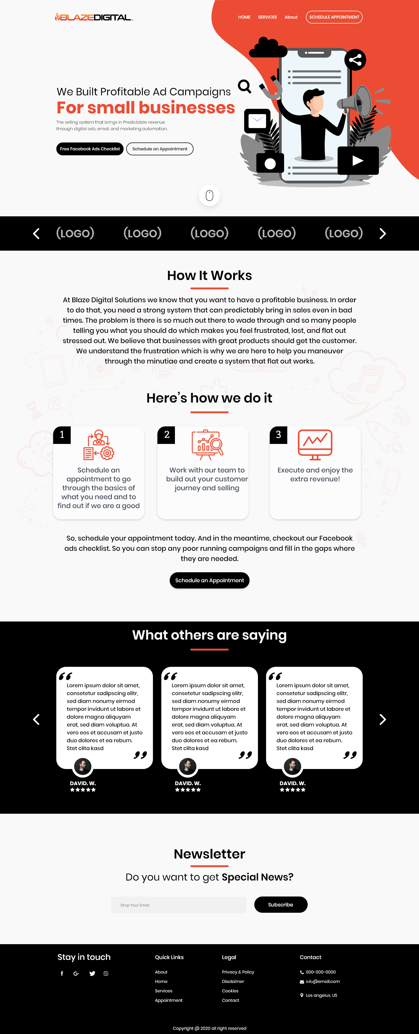 Web Design by Ayoub Sadk . for this project | Design #24149462