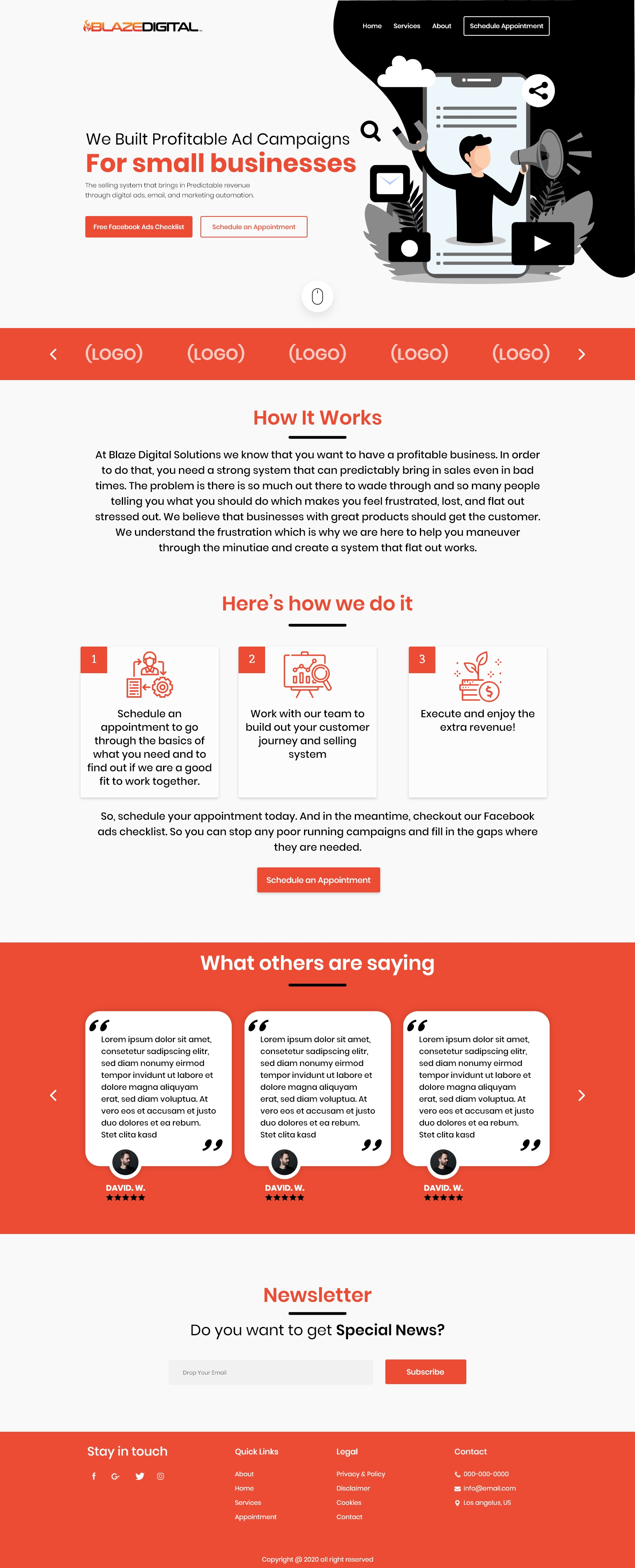 Web Design by Ayoub Sadk . for this project | Design #24163836