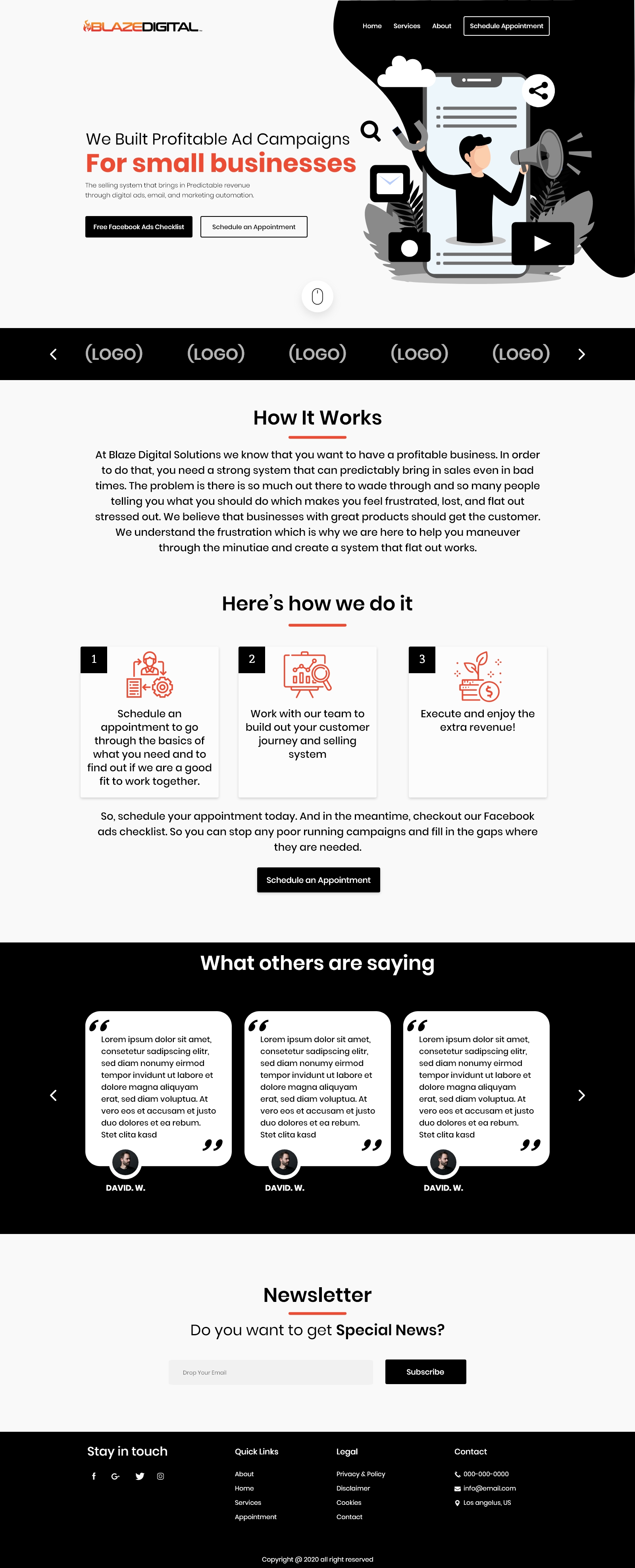 Web Design by Ayoub Sadk . for this project | Design #24163837