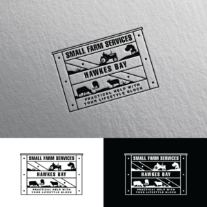 Small Farm Services Hawke's Bay  Practical Help With Your Lifestyle Block | Logo Design by Rii